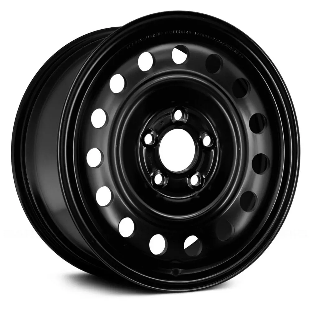 16 X 6.5 Steel Replica Wheel With 5 X 114.3 Bolt Pattern | Oem Factory Replacement Rim | Hyundai Elantra 2011-2017 - Black | Black 1