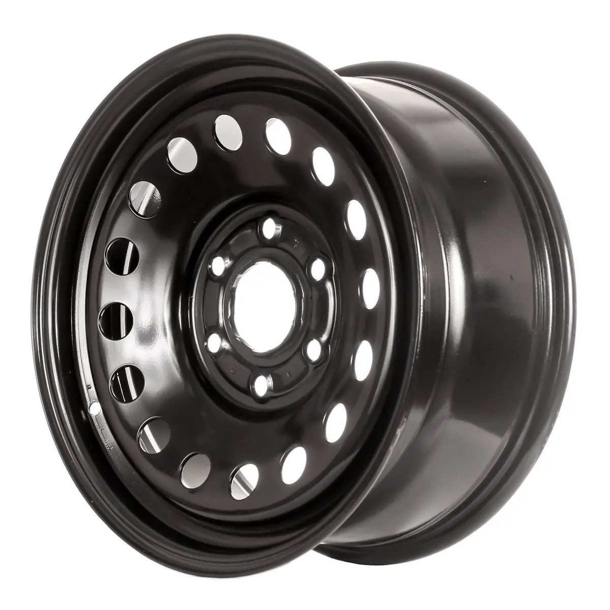 17 X 7.5 Steel Remanufactured Wheel With 6 X 139.7 Bolt Pattern | Oem Factory Replacement Rim | Chevy Avalanche 2007-2013 - Black | Black 1