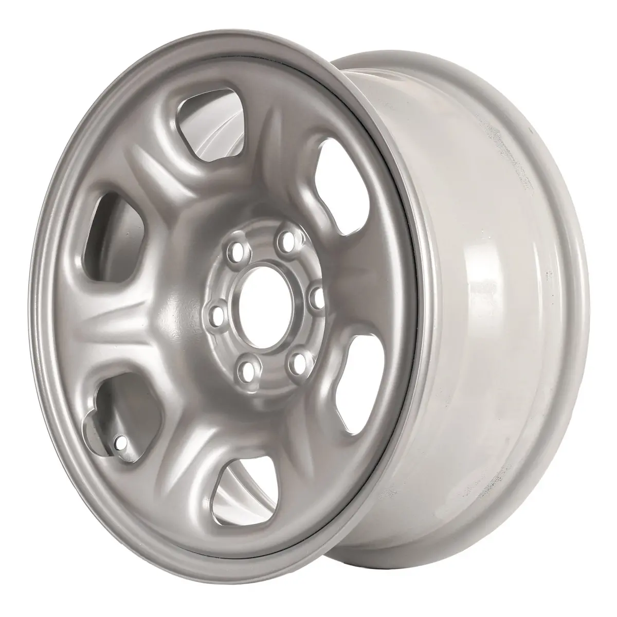 16 X 7 Steel Remanufactured Wheel With 6 X 114.3 Bolt Pattern | Oem Factory Replacement Rim | Nissan Frontier 2005-2022 - Silver | Silver 1