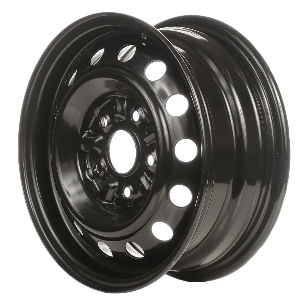 14 X 5.5 Steel Remanufactured Wheel With 5 X 114.3 Bolt Pattern | Oem Factory Replacement Rim | Toyota Camry 1992-2000 - Black | Black 1
