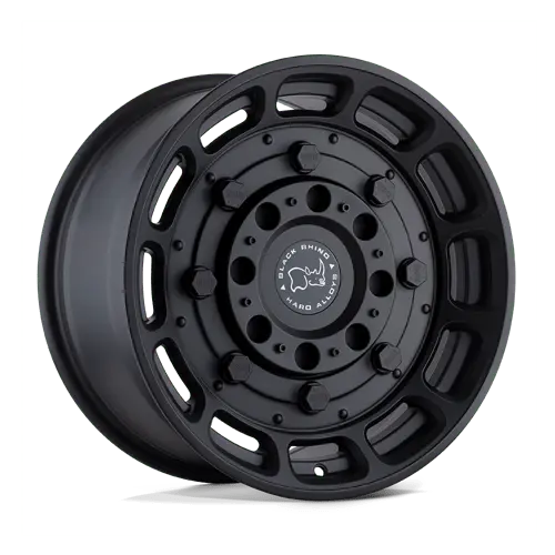20X9.5 Matte Black 12Mm Black Rhino Wheel 2