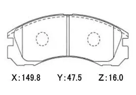 Mitsubishi Lancer Evo 1-9 Front Winmax Pads W6.5 Wmp246 1