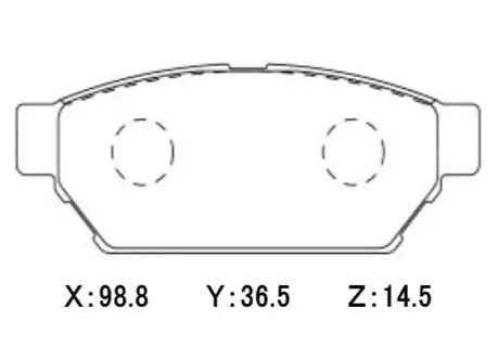 Mitsubishi Lancer Evo 1 & 2 Rear Winmax Pads W5 Wmp303 1