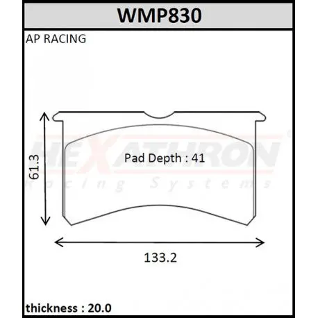 Ford Fiesta R2 Front Winmax Brake Pads W5 Wmp830 1