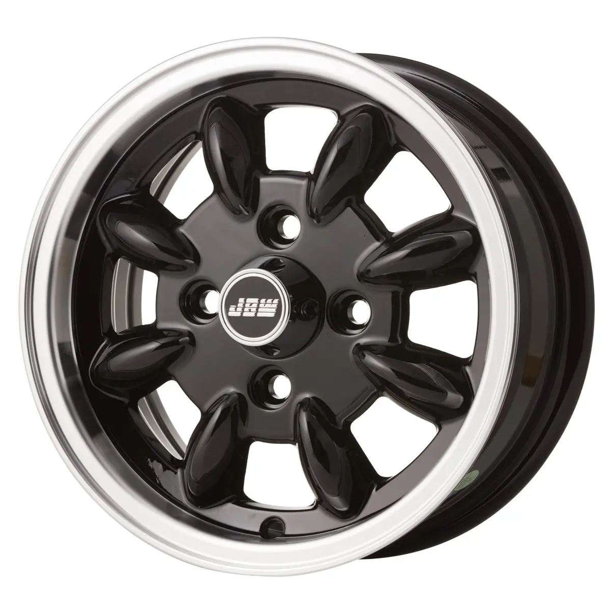 Jbw 12X5 Superlight 4X101.6 - Et31 Mini Wheel Black Polished Lip 1